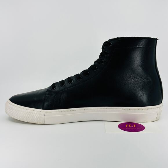 Thursday Boot Co. Men's Premier Black Leather Causal High Top Sneakers Size 12 - Picture 8 of 11